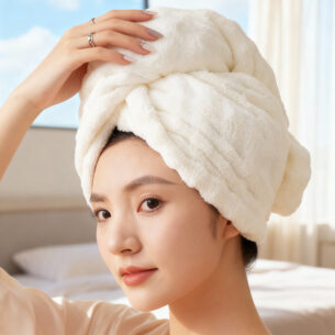 New Thickened Hair Drying Hat, Super Absorbent and Quick-Drying, Women's Hair Drying Towel, Hair Washing Head Wrap, Shower Cap