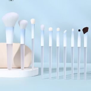 Chen Yuanyuan's Same 10-Piece Makeup Brush Set, a Complete Set of Storage and Portable Eye Shadow and Blush Blending Brush Set