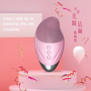 Electric Silicone Facial Cleanser Ultrasonic Massage Vibration Facial Cleanser Waterproof Household Rechargeable Facial Cleanser